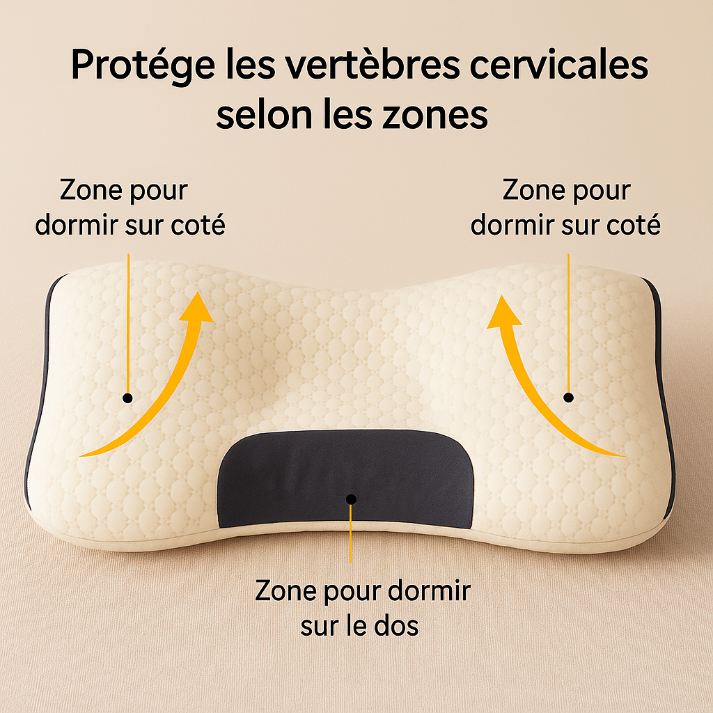 Oreiller de massage ergonomique cervical