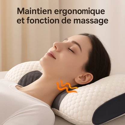 Oreiller de massage ergonomique cervical